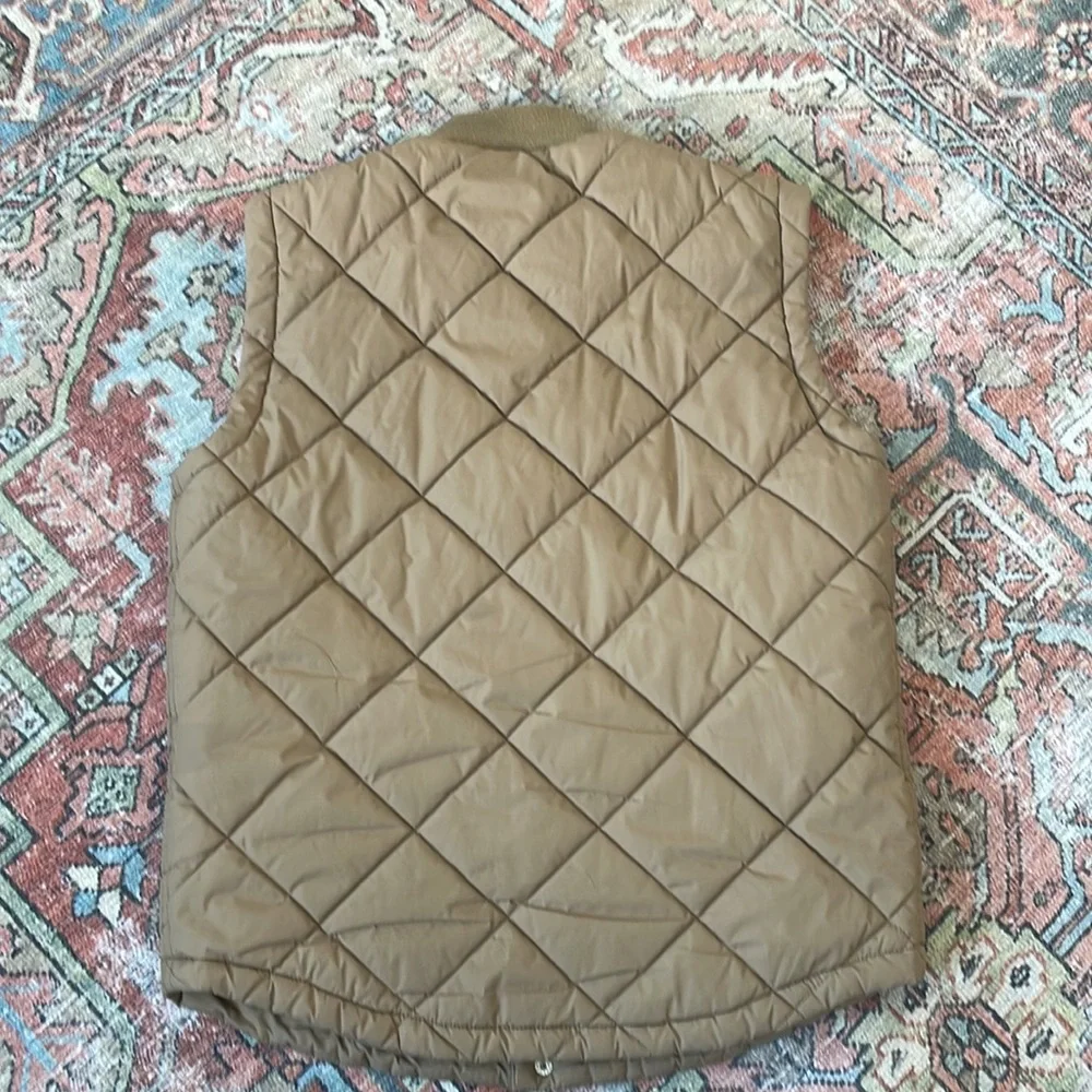 Arizona Jeans Tan Quilted Puffer Vest - Picture 6 of 6